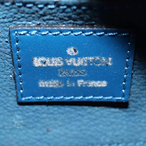 LOUIS VUITTON Epi Dauphine PM Pouch Blue - Picture 14 of 16